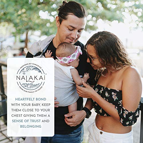image for Nalakai Luxury Ring Sling Baby Carrier - Extra-Soft Bamboo and Linen F