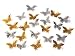 Butterfly Ornaments, Shatterproof Christmas Tree Ornaments Gold and Silver, Butterfly Decoration Clips for Home, Party, Wedding, Or Holiday Décor (Gold & Silver)