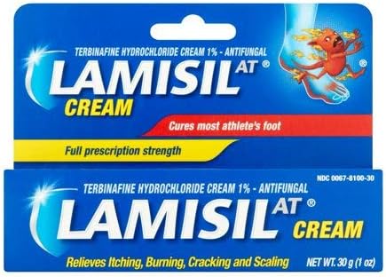 Lamisil Athelete's Foot Antifungal Cream, Full Prescription Strength for Itching, Burning, Cracking, and Scaling, 1 Ounce (Pack of 2) VJE$OIEL