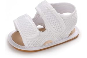 E-FAK Baby Boys Girls Summer Sandals Outdoor Beach Anti-Slip Rubber Soft Sole Newborn Toddler First Walker Shoes