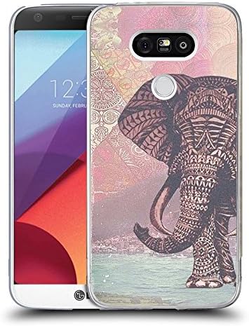 Compatible with LG G6 Case Viwell TPU Soft Case Rubber Silicone The Aztec Color Elephants