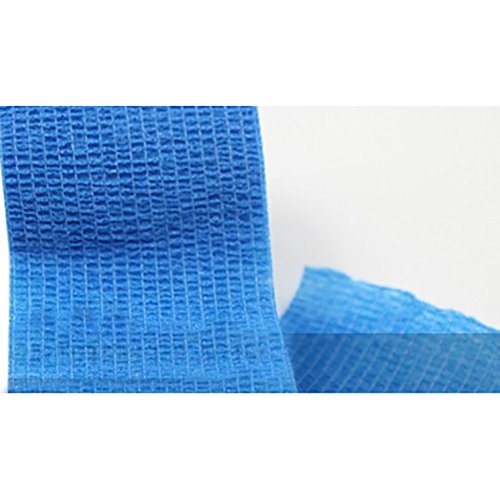 Patgoal Pet Self Adherent Bandage, 4 Pack Cohesive Bandage Non-woven Fabric Elasticity Gauze Rolls Self Adhering Stick Bandage Wrap Medical Vet Tape for Pet Animals in Random Colors - Thumbnail 4