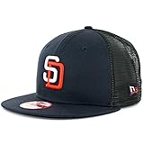 New Era 950 San Diego Padres Tony Gwynn 4 Trucker Snapback Hat Navy Mens MLB Cap