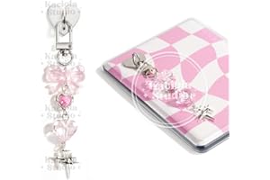 Kaciola Charms for E-reader, Cute Phone Charm Chains Bracelets Accessories for Readers Booklovers Women Men, Charms Compatible for E-Reader/Phone/Paper White (C01-C05)