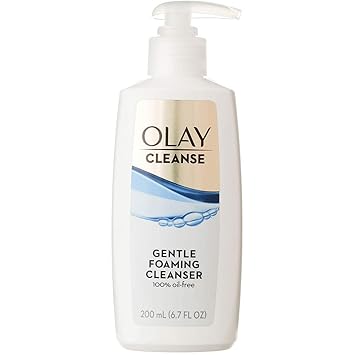 olay gentle clean foaming face wash for sensitive skin