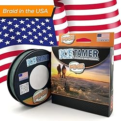 FINS Icetamer Ice Fishing Braid - USA Made - Zero