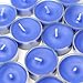 Zest Candle 50-Piece Tealight Candles, Blue