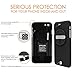 Ztylus iPhone 6s Plus / 6 Plus Lite Series Camera Kit w/ 4-in-1 Lens Attachment (Premium Textured Leather Finish Style) (Black)