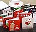 Megrocle 24 Pack of Mini Christmas Greeting Cards & Envelopes - 24 Designs Xmas Party Supplies Invitation Perfect hand delivery Christmas Cards-2.7 x 2.7 Inches