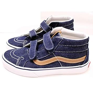 blue vans mid