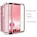 LONTECT Compatible Galaxy S8 Plus Case Luxury Glitter Shiny Sparkle Bling Heavy Duty Hybrid Sturdy High Impact Shockproof Protective Cover Case for Samsung Galaxy S8 Plus, Rose Gold