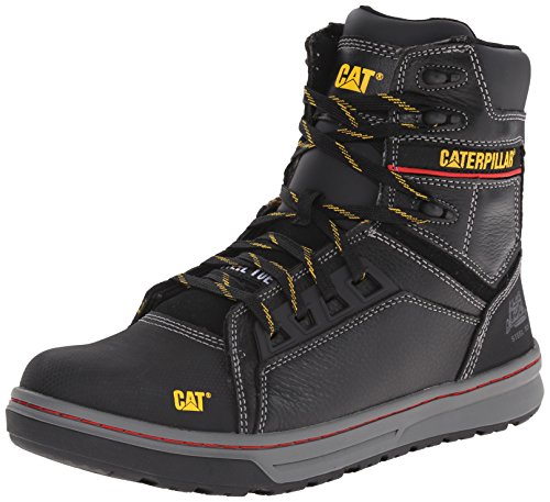 Caterpillar Men's Concave Hi Steel Toe Work Shoe, Black, 8 M US