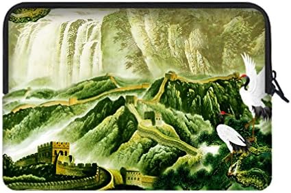 JIUDUIDODO Neoprene Custom Nice Chinese Painting Portable Macbook Air Bag Sleeve for Macbook Air 13" (Twin Sides)