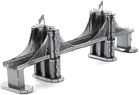 Fascinations Metal Earth MMS048-502572 Brooklyn Bridge Construction Toy 2 Metal Circuit Boards 14+ Years