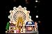 DIY Mini Glassball Wooden Dollhouse Miniature Kit with LED Idea Gift Travel world Series--Ferris Wheel