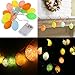 LEORX Easter Egg Light 4.92ft with 15 Egg-Shaped LED String Lights for Easter Decoration