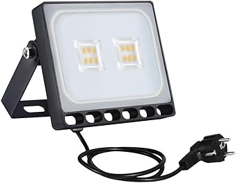 Sararoom 10W Proyector LED exteriores,IP65 Impermeable Floodlight ...