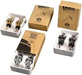 Schaller Nickel Guitar Strap Security Locks with Hardened Steel Buttons view 2