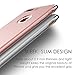 iPhone 8 Plus Case, iPhone 7 Plus Case, TORRAS [Lock Series] Ultra Thin Slim Hrad Plastic Case Cover with Electorplate Bumper for Apple iPhone 7 Plus/8 Plus - Rose Gold