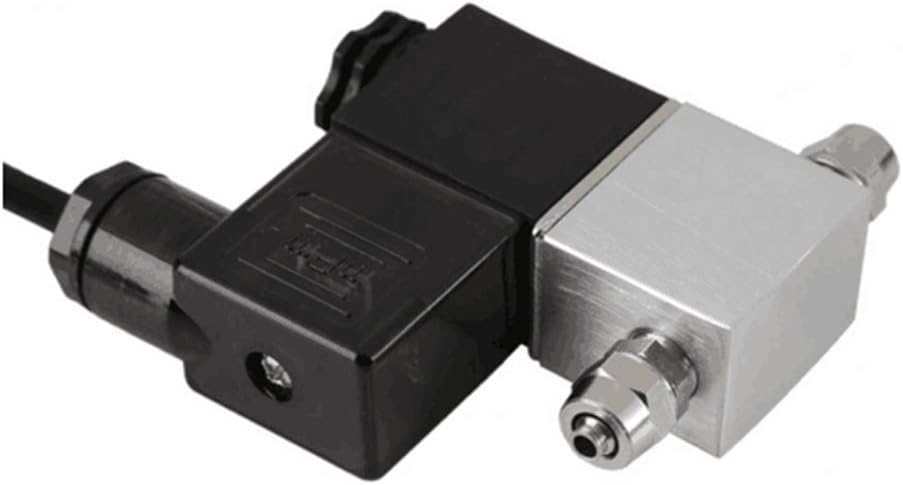 Aquarium CO2 Valve Low Temperature Electric Solenoid Valve Magnetic System CO2 Regulator for Fish Tank (Silver)