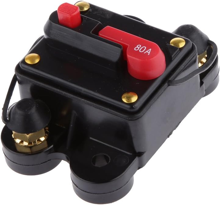 Disjoncteur 250A Manuel 12V-48V DC - Étanche - Pour Voiture, Camping-car, Bateau, Solaire