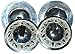 Wevez® 2 Pairs - Belly Dance Zills/Cymbals for Tribal Belly Dance Silver