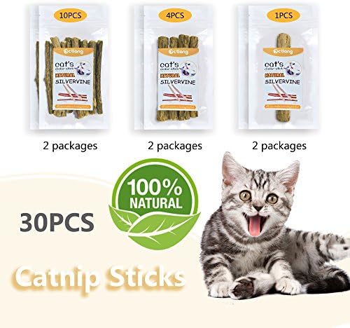 [2018 New Packaging] Cat Catnip Natural Matatabi Chew Sticks Teeth Grinding Chew Toys, Three Specifications (M/L/XL) are Suitable for Kittens and Cats.