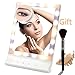Makeup Mirror with Lights , LED Lighted Movable Vanity Mirror Bright LED Magnification Large Screen Touch Dimmable (White)