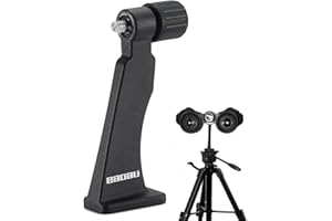 EADALI Heavy-Duty L Adapter - Binocular Tripod & Monopod Adapter/Heavy Binocular, Camera, & Scope Holder/Versatile, Stable 1/4" Threaded Mount/Great for Stargazing & Hunting