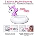 Unicorn Pool Float, Pool Floats for Kids Inflatable Unicorn Float for Pool Kids Floaties Swim Rings Summer Toys for 5 10 Year Old Girls Boys Toddlers Child Floating Tubes