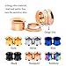 Longbeauty 6 Pair Stainless Steel Screwe Flesh Tunnel Expander Eer Plug Gauge Earlets 6 Colors 6MM