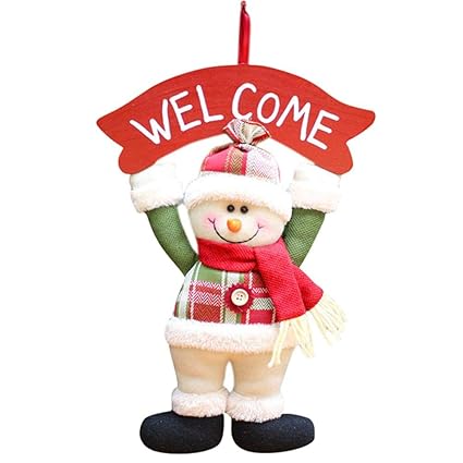 Prokth Babbo Natale Pupazzo Di Neve Addobbo Da Appendere