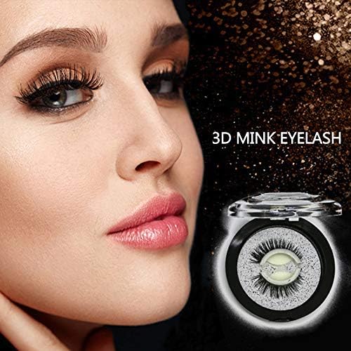 Self Adhesive Eyelashes - Mink 3D False Eyelashes– 3 Seconds to Wear, No Glue Involved & Reusable – Natural Fashion Eye Lash Extensions for Fashion &Makeup