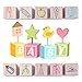 24pcs Solid Wood Craft Blocks DIY Crafts Carving Painting Art Supplies,2inch
