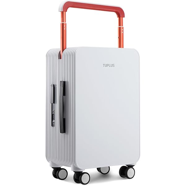 TUPLUS スーツケース キャリーバッグ 機内持込み 38L ホワイト Amazon.com | TUPLUS Suitcase ABS Hard Shell Luggage with 4 Spinner