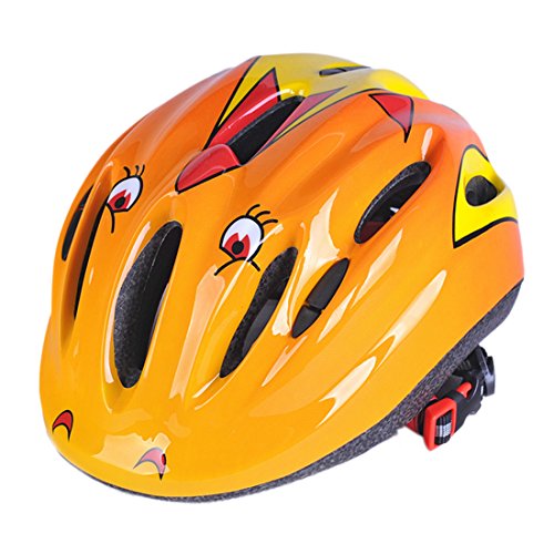 RuiyiF Kids Bike Helmet,Cycling Riding Sports Helmet for kids Yellow