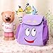 Dora Explorer Backpack Rescue Bag with Map,Pre-Kindergarten Toys PurpleZhicheng