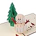 Bluboon 3D Greeting Cards Papercraft 7 Pack Holiday Birthday Pop Up Cards Gift