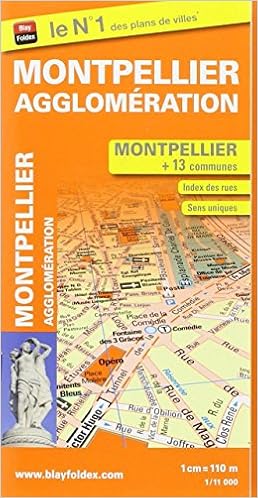 Amazonfr Montpellier Plan De La Ville Et De Son - 