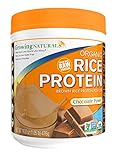 Growing Naturals Organic Rice Protein Powder, Chocolate, 16.8 Ounce
