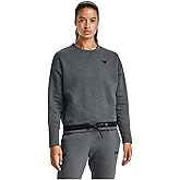 Under Armour Women's Project Rock Charged Cotton® Fleece Crew Gray