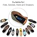 SQHT Adjustable Orthopedic Heel Lift - Height Increase Insoles for Leg Length Discrepancies and Achilles Tendonitis, Heel Cushion Lifts for Heel Pain (Black: Small-Women's 4.5-9.5|Men's 6-8.5)