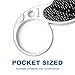 Fancii LED Lighted 3X Folding Pocket Magnifier with 15X Loupe, 60mm Diameter Flip Open Lens – Best Illuminated Portable Magnifying Glass for Reading, Inspection, Jewelry, Coins, Hobby, Travel