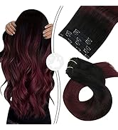 Clip in Hair Extensions, Moresoo Remy Hair Extensions Clip ins 14inch Full Head Hair Extensions D...