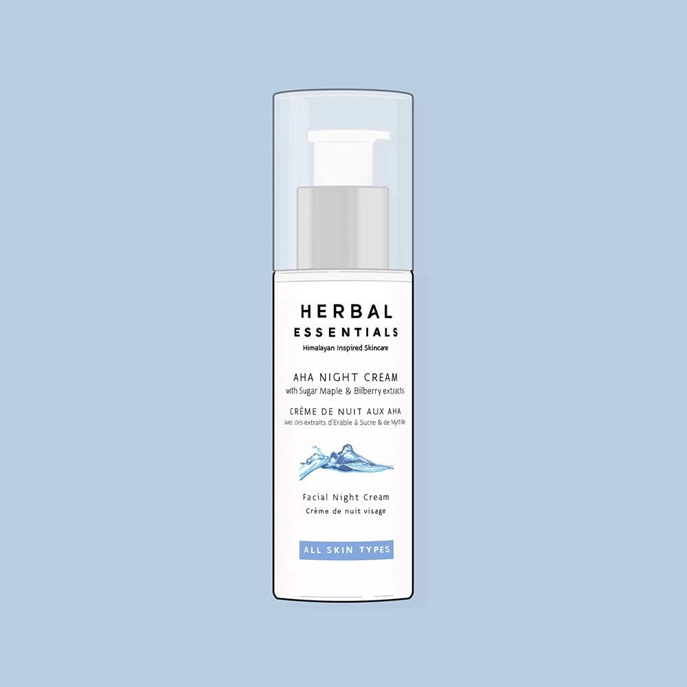 herbal essentials aha night cream