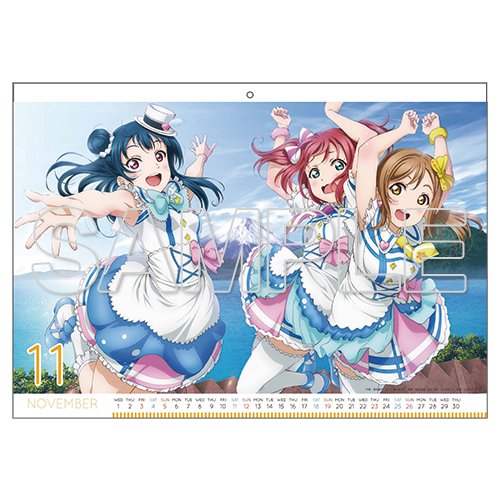 カレンダー17 ラブライブ サンシャイン B01j3dhw アニメ萌えグッズ 無料配達 Alzatooverseas Com