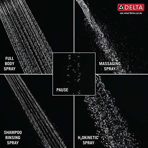 Delta Faucet 5Spray In2ition 2in1 Dual Hand Held Shower Head with