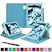 roocase Kindle Fire HD 7 2014 Case, new Kindle Fire HD 7 Dual View Folio Case with Sleep/Wake Smart Cover with Multi-Viewing Stand for All-New 2014 Fire HD 7 Tablet (4th Generation), Blue