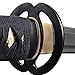 Handmade Sword - Stainless Steel Unsharpened Iaido Training Katana/Wakizashi Sword, Handmade, Full Tang, Black Scabbard