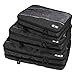 BAGSMART Travel Packing Cube (Small-Large 3 Piece) for Carry-on Travel Accessories, Suitcase and Backpacking (Double Compartment)